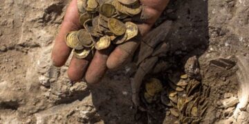 Kazı yaparken 20 bin sikke buldu! Değeri inanılmaz