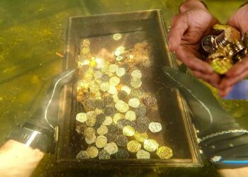 Öğrendiği method sayesinde denizde 1 milyon dolar değerinde madeni para buldu